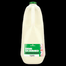 morrisons british semi skimmed milk 4