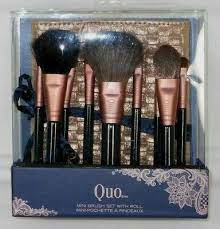 new in box quo mini brush set with roll