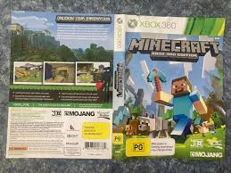 minecraft xbox 360 cover art only