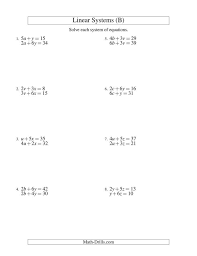 The Systems Of Linear Equations Two
