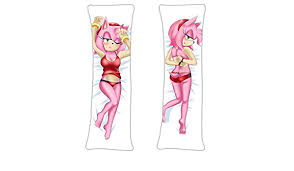 Its simply the wonderful amy rose! Amazon Com Niyoke Amy Rose Sonic The Hedgehog Sticks The Badger Anime Sexy Girl Maid Costume Shame Posture Double Sided Pattern Long Hugging Body Japanese Textile Smooth Knit Pillowcase 59in X 19 6in Home