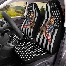 American Flag Car Seat Cover German