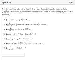 Xex cos xdx = 1 ex(x cos x − sin x + x sin x) 2. Solved Question 1 1 Pts To Evaluate Stan 7x Dx Student Chegg Com