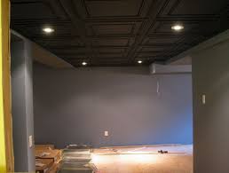 spray painting basement ceiling joists
