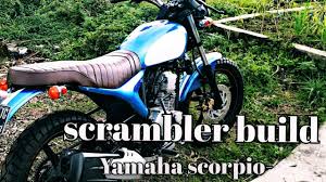 yamaha scorpio scrambler build you