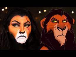 scar the lion king halloween makeup