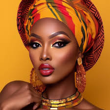 fashionable african makeup trends
