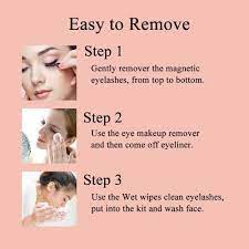 To remove the eyeliner you will need a makeup remover. Updated 3d 6d Magnetic Eyelashes With Eyeliner Kit 2 Tubes Of Magnetic Eyeliner 5 Pairs
