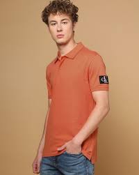 orange tshirts for men by calvin
