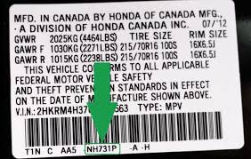 How To Find Your Honda Paint Code The