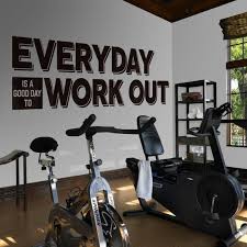 Gym Wall Art Quotes Exercise Stickers