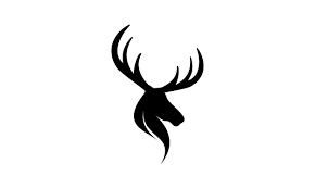 deer head creative design logo vector