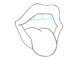 The tongue sticking out png image. How To Draw Mouth And Tongue Mouth With Tongue Out Drawing Transparent Png Download 1904617 Vippng