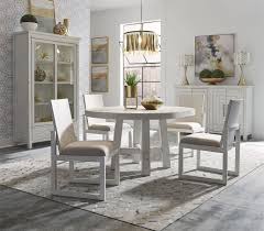 For larger gatherings, you can use the included leaves to extend it to 96 inches. White Farmhouse Dining Table Set Off 51