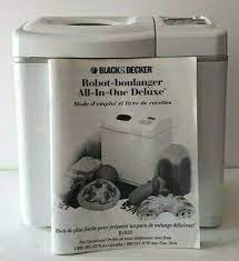 black decker bread maker machine