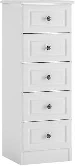 Looking for a good deal on black chest? Furniture To Go Hampshire 4 Drawer Narrow Chest With Easy Glide Runners Soft Close Drawers Scratch Moisture Resistant White Amazon Co Uk Kitchen Home