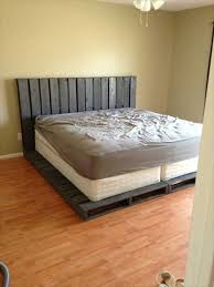 bed frames made of recycled pallets