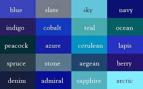The Color Thesaurus Color Shades Colours Color Names