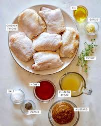 Baked whole chicken is a quick and nutritious centerpiece to a healthy dinner. Oven Baked Chicken Thighs Spoon Fork Bacon
