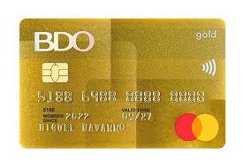 view all credit cards bdo unibank inc