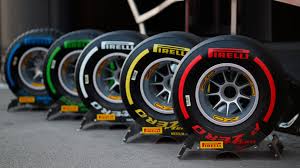coloured tyres in f1