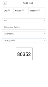 Bisnis kode pos alamat telepon situs web email. Kode Pos Indonesia Lengkap Fur Android Apk Herunterladen
