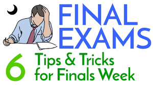 Register for free site membership to get regular updates and your own. Finals Week 6 Study Tips Tricks Youtube