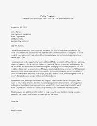 Job Interview Thank You Letter And Email Examples