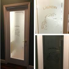 Laundry Room Frosted Door From Lowe S