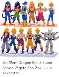 Dragon ball z budokai 3 summary : One Set 12cm Dragon Ball Z Super Saiyan Vegeta Son Goku Uub Kakarotto Goku Meme On Me Me