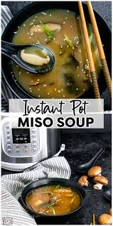 instant pot miso soup recipe without