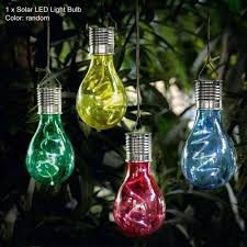 Colorful Solar Powered Rotatable Led