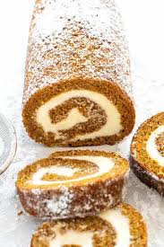 This pumpkin roll cake is an easy and beautiful dessert to make in the fall. Best Pumpkin Roll Recipe Jessica Gavin