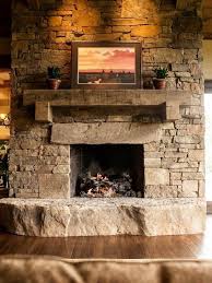 Stone Hearth Home Fireplace
