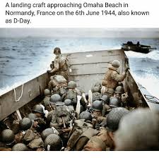 Day 6 of 2021 @lowcostismystyle uni. A Landing Craft Approaching Omaha Beach In Normandy France On The 6th June 1944 Also Known As D Day Meme On Ballmemes Com