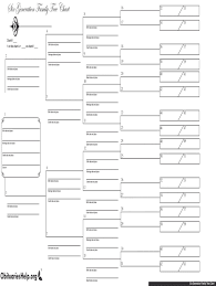 007 Template Ideas Free Printable Family Tree Pedigree Chart