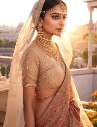 indian woman with bridal makeup