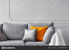 comfortable sofa stock photo