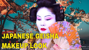 anese geisha makeup look
