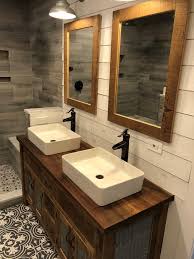 Rustic Bathroom Vanity 60 Dual Sink