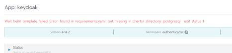 Error Found In Requirements Yaml But Missing In Charts