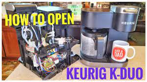Keurig K-Duo Coffee Maker Single Serve K-Cup HOW TO OPEN UP & SEE IF YOU  CAN FIX IT Model K5100 - YouTube