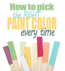 How To Pick The Right Paint Color Every