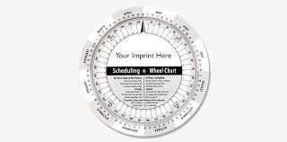 Scheduling Wheel And Perpetual Calendar On Back Custom