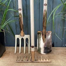 Large Copper Gardening Tools