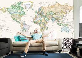 Map Wall Mural Map Murals