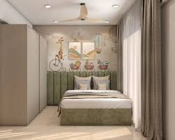 room design with olive green bed live