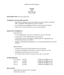 Layout Of Resumes Professional Resume Examples Resume Layout