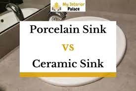 Porcelain Vs Ceramic Sink Which One
