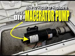 replace a boat or rv macerator pump